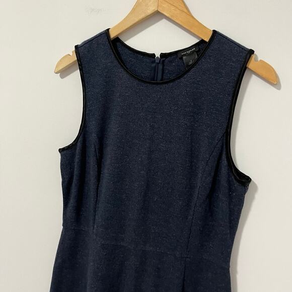 Ann Taylor Blue Dress Size 8 - Picture 3 of 4